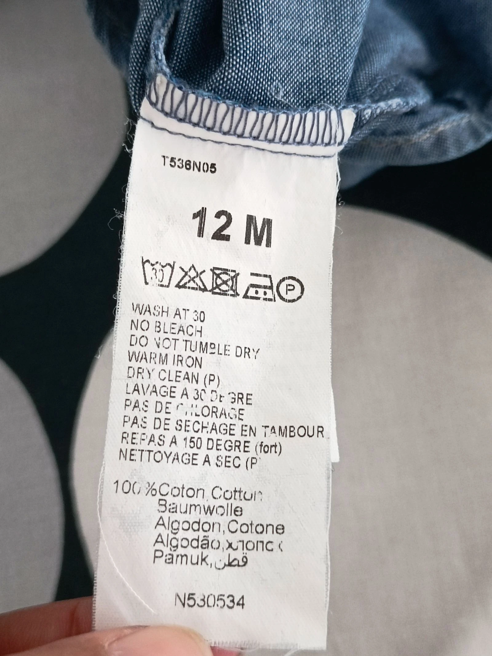 Levi's fine denim style dress 12 months – photo 5